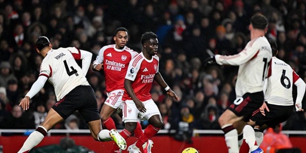 阿森纳0-0利物浦，5连胜终结暴露问题，客队零射正仍阻截榜首队