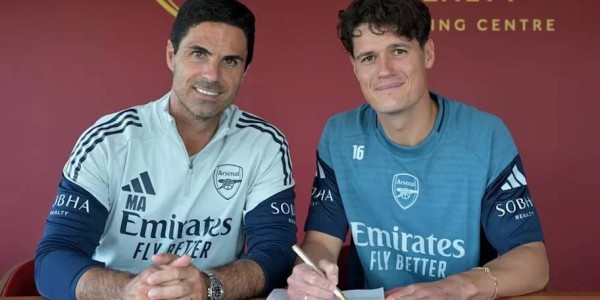 阿森纳完成今夏第三签，诺尔高终圆童年梦想