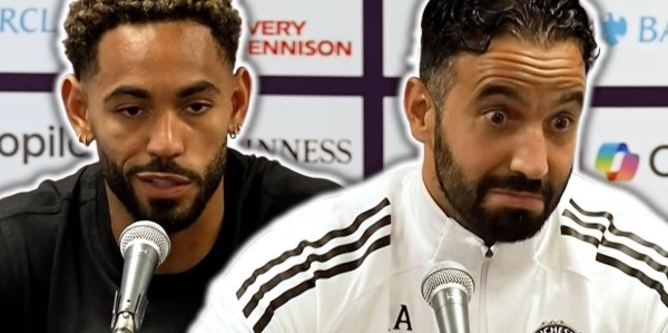 阿莫林暗示曼联不买中锋亦可，两新援能胜任！解释签英超前锋理由