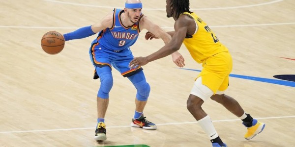 雷霆两替补三分球合计16中9 五位先发合计17中4