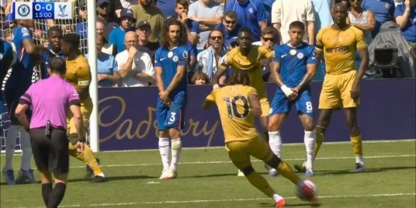 英超官方解释水晶宫进球被吹：射门时格伊距防守方人墙不足一米