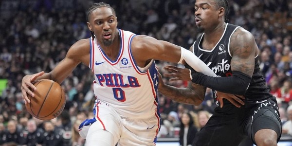 马克西33分恩比德27+8 76人大胜猛龙