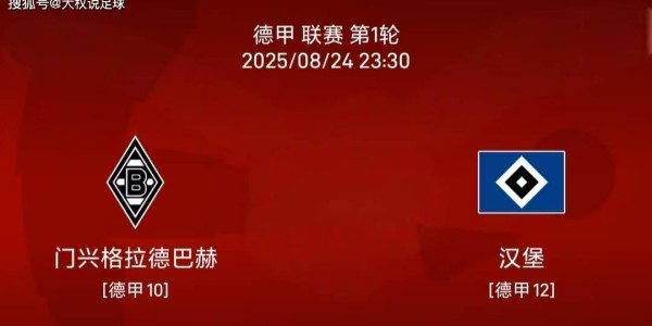 8.24 德甲联赛:门兴vs汉堡比赛分析