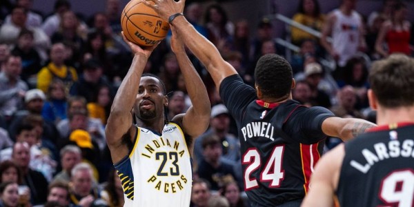 内姆布哈德29+6+9希罗21+7 步行者大胜热火迎2连胜