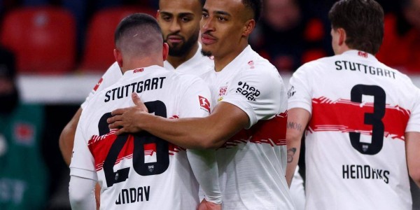 4-1，德甲第6横扫德甲第3，连续5场不败，24岁德国猛将无敌双响炮