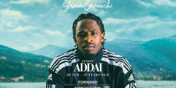 官方：科莫签19岁荷兰边锋雅代，签约5年据悉支付1400万欧