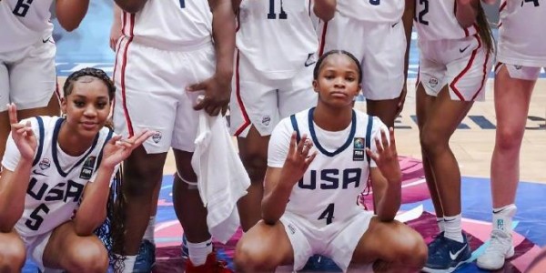 美国U16女篮狂胜波多黎各100分 造成对方48次失误