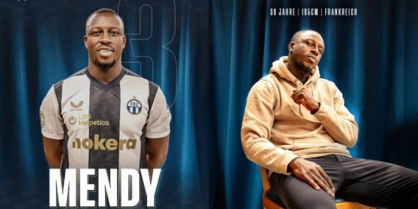 官方：苏黎世与前曼城后卫本杰明-门迪解约，球员今年2月加盟