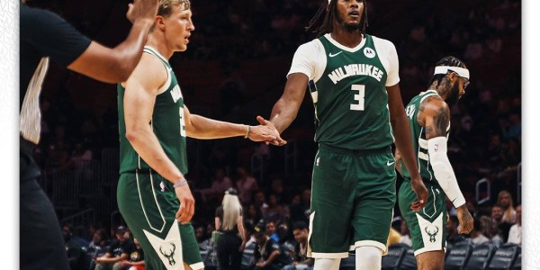 季前赛-字母哥缺阵韦尔18+13 雄鹿轻取热火