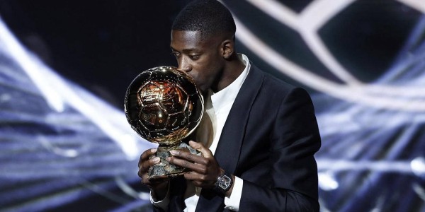 梅西率先祝贺登贝莱获金球奖，C罗等人缺席送祝福