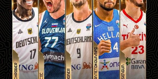 欧洲杯最佳阵容:东契奇字母哥领衔 德国两人入选